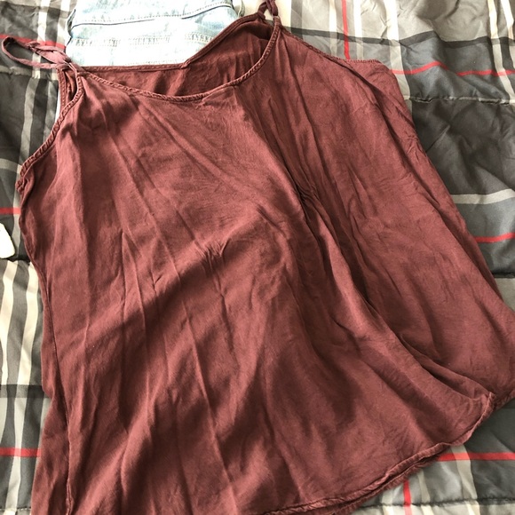 Wine-colored, Flow-y Tank-Top by Torrid. Comfy and Light-Weight - Picture 2 of 6